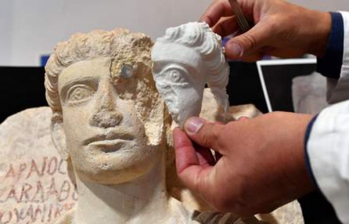 La Syrie récupère deux bustes antiques saccagés par l'EI