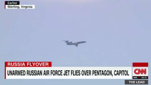 Un appareil russe survole le Pentagone, le Capitole, la CIA et le golf de Trump