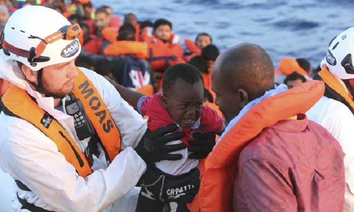 More than 2,200 people rescued from dinghies in Mediterranean 