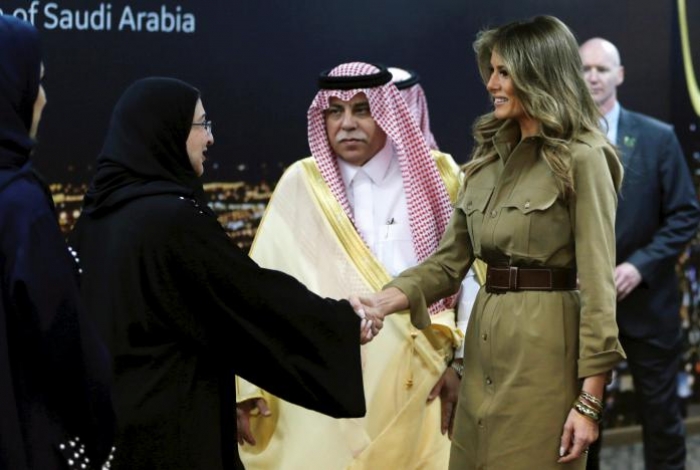 Melania Trump hails 'empowerment of women' at Saudi company visit