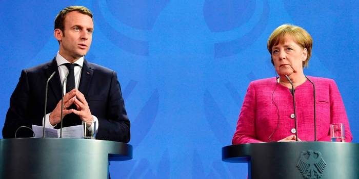 Merkel et Macron veulent une "nouvelle dynamique" dans la relation franco-allemande
