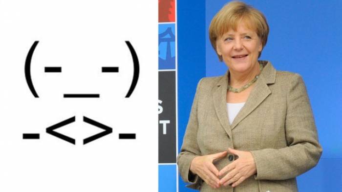 Merkel daha çox ürək smayliki göndərir
