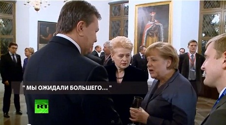 Merkel Yanukoviçə: Biz daha çoxuna ümüd edirdik - VİDEO