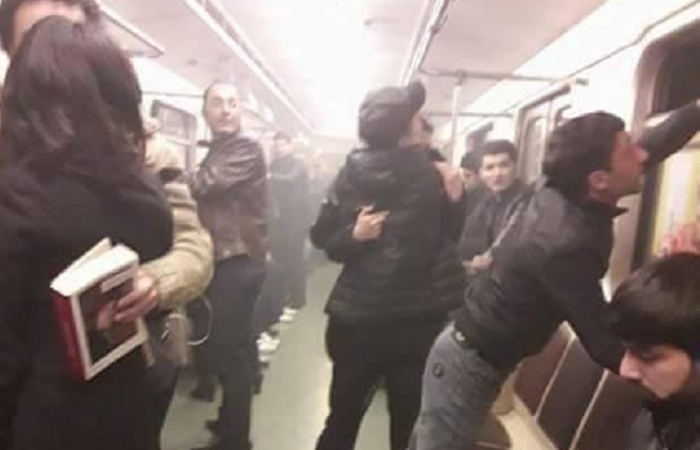 Metrodakı tüstülənmənin səbəbi açıqlandı