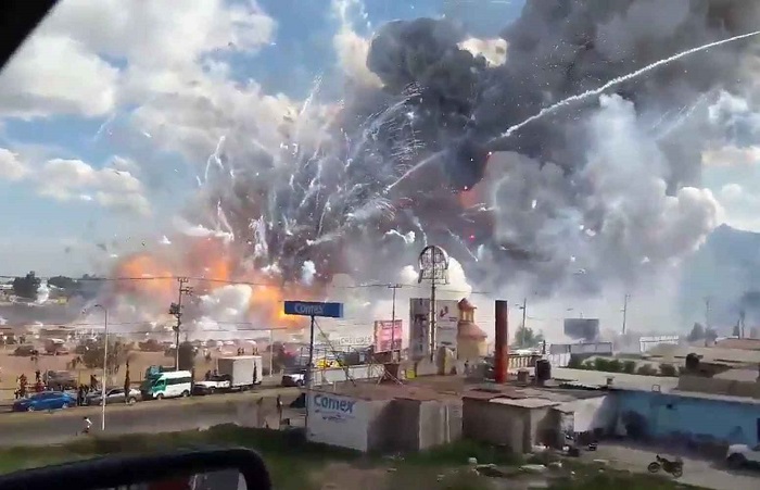Explosion de feux d`artifice au Mexique : le bilan passe à 36 morts