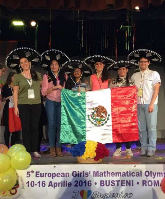 Una mexicana gana medalla de oro en la Olimpiada Europea de Matemáticas