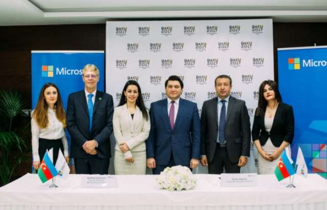 Microsoft becomes official supporter of Baku 2017 Islamic Solidarity Games