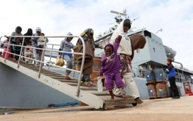 Libyan navy rescues 22 migrants off western coast