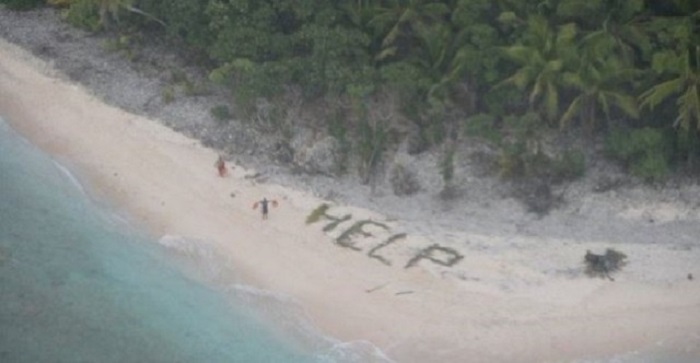 Mikronesien: Schiffbrüchige dank “HELP”-Ruf von Insel gerettet