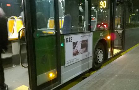 Milan avtobuslarında Xocalı kampaniyası - FOTO