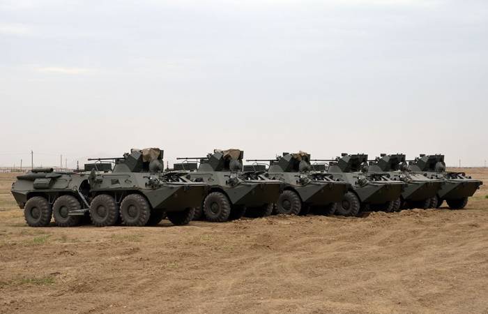 Aserbaidschanische Einheiten werden mit aus Russland eingeführten neuen Militärtechniken ausgestattet