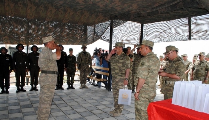 All military exercises taking place under real combat conditions - Azerbaijani defense minister