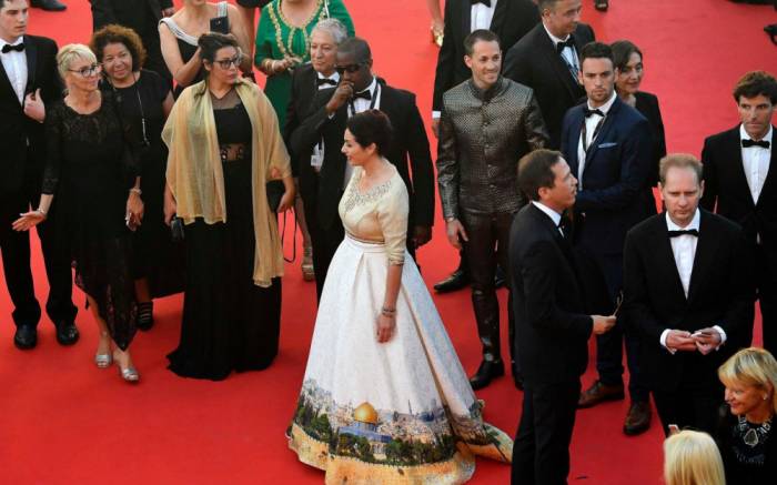 Cannes 2017 : une ministre israélienne crée la polémique avec sa «robe Jérusalem»