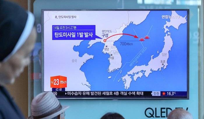 Corea del Norte lanza nuevo misil hacia Japón 