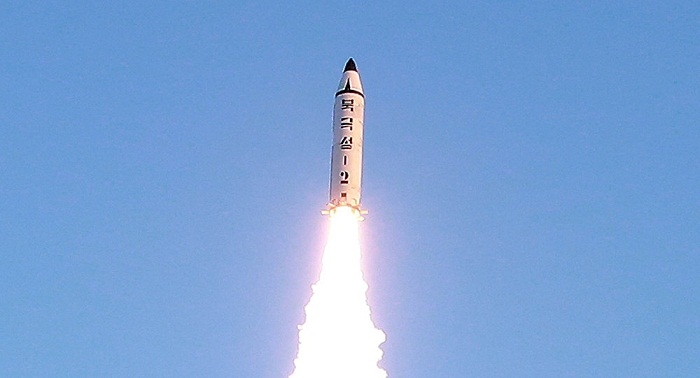 North Korea fires three short-range missiles into sea