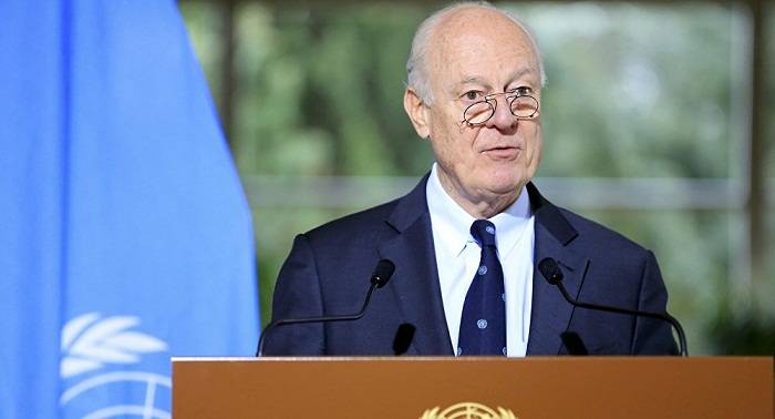 De Mistura: proceso técnico sobre aspectos constitucionales de Siria está en marcha