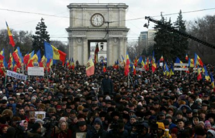 Moldavie: 40.000 manifestants dans la rue contre le pouvoir