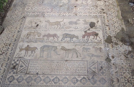 New 120 sq. meter mosaic containing Bible verses found in southern Turkey - PHOTOS