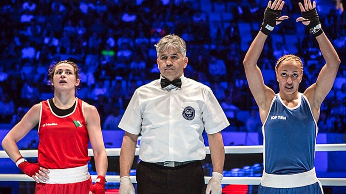 Mossely first Frenchwoman to win boxing gold 