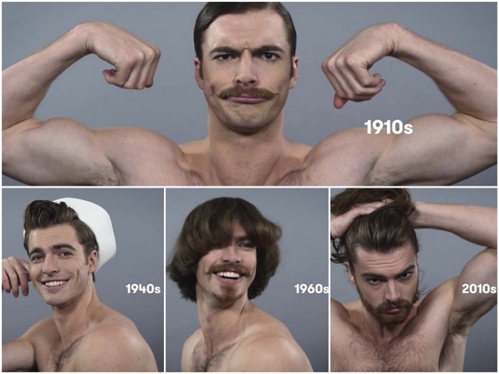 How male beauty standards have changed over 100