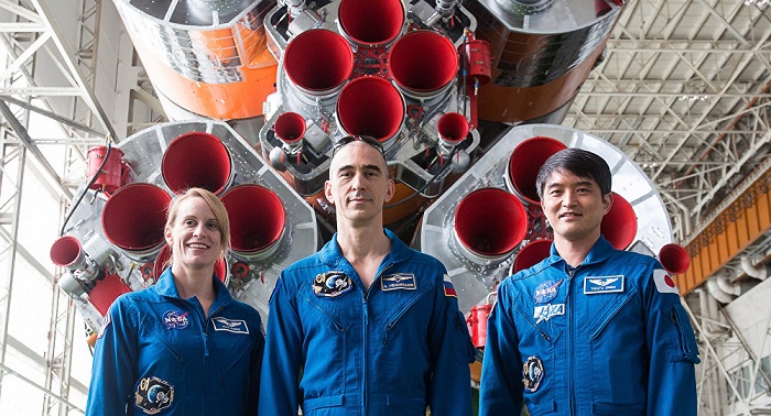 La nueva tripulación de Soyuz MS