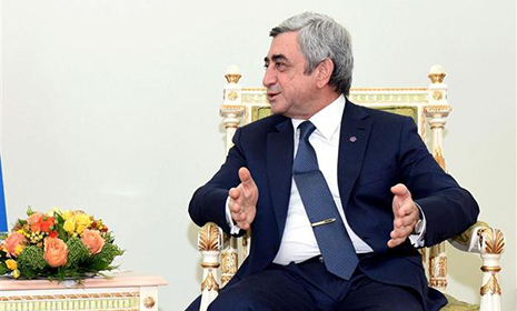 Armenian president describes Turkey