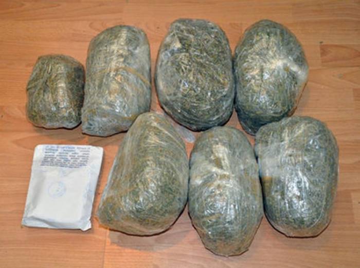 Narkokuryerdən 20 kq-dan çox heroin tapıldı