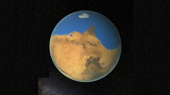 Des vagues de plus de 120 mètres auraient déferlé sur Mars