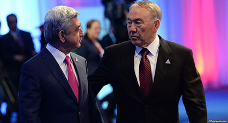 President Nursultan Nazarbayev says `Nagorno-Karabakh` can