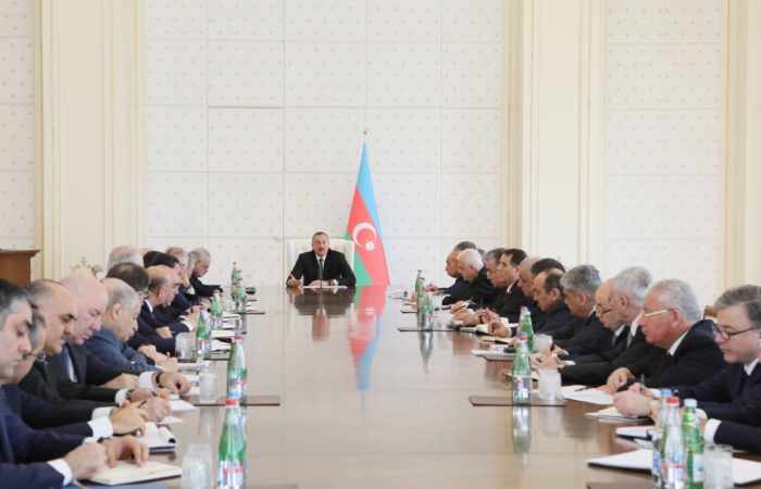President Ilham Aliyev chairs Cabinet of Ministers meeting
