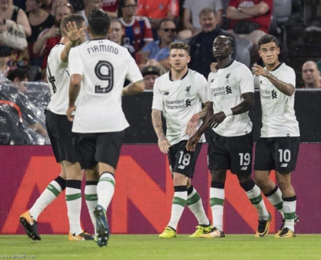 ليفربول يفوز على بايرن ميونخ بثلاثية في بطولة كأس أودي الودية