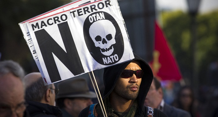 „Nein zu Nato!“ - Proteste in Spanien und Portugal gegen Militärübungen  