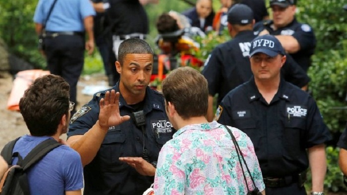 Explosion im New Yorker Central Park