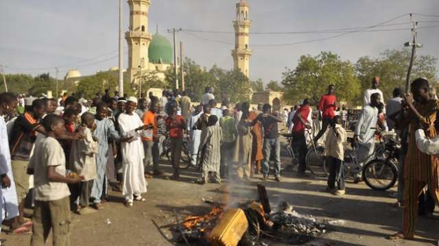 Teenage suicide bomber kills at least 50 in Nigeria mosque