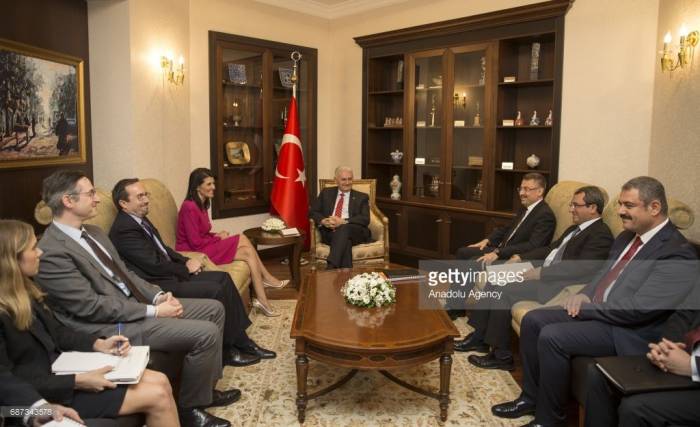 Türkei: Ministerpräsident Yildirim trifft US-Botschafterin der Vereinten Nationen