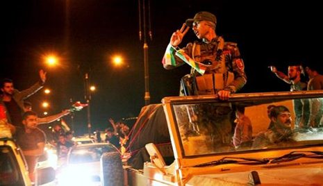 Iraqi peshmerga fighters arrive in Turkey for Syria deployment