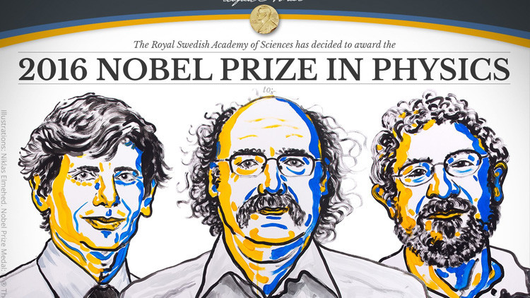 Tres físicos se llevan el premio Nobel por estudiar las fases topológicas de la materia
