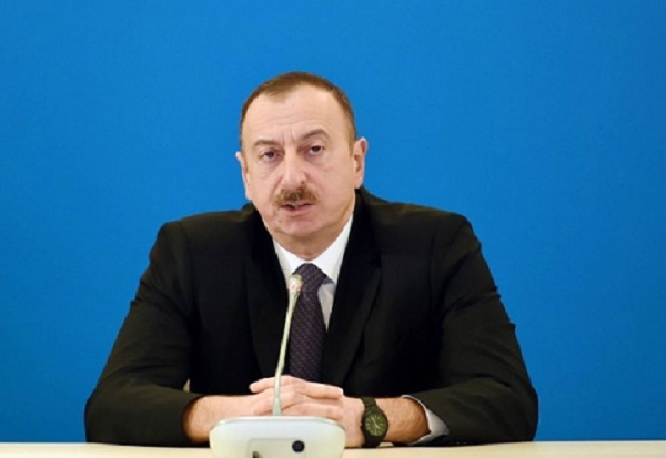 El presidente Ilham Aliyev sobre el proyecto de “Norte-Sur”.