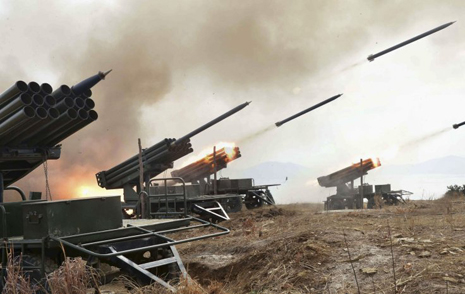 North Korea Fires Shells at South Korean Military Base  