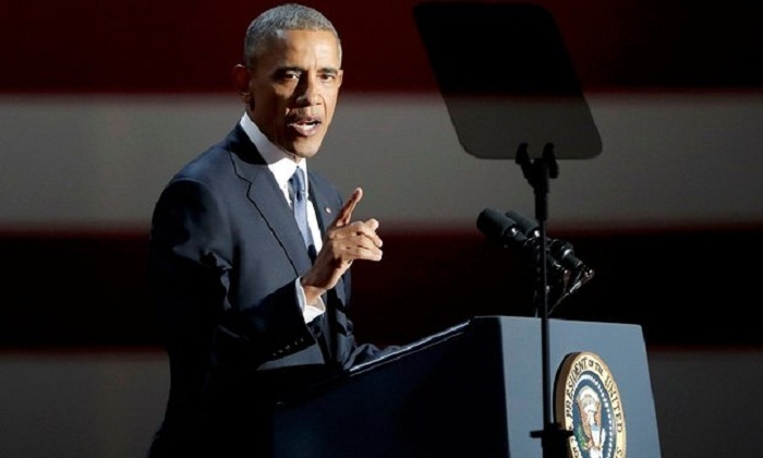 Barack Obama urges Congress to find courage to defend his healthcare reforms