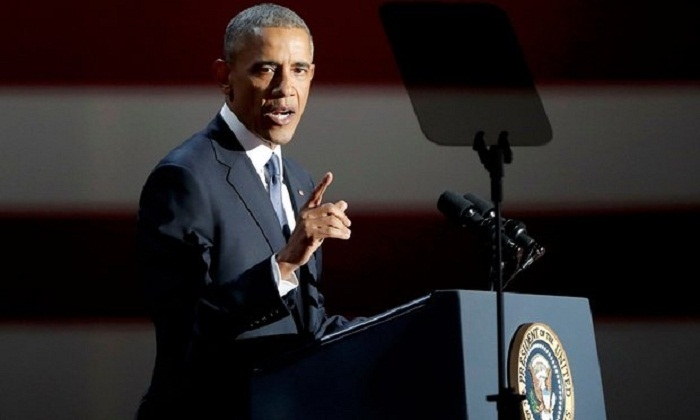 Obama praises Paris climate deal despite Trump's withdrawal