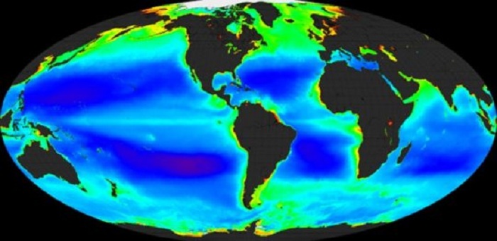 Millions of tons of hydrocarbons in the world ocean