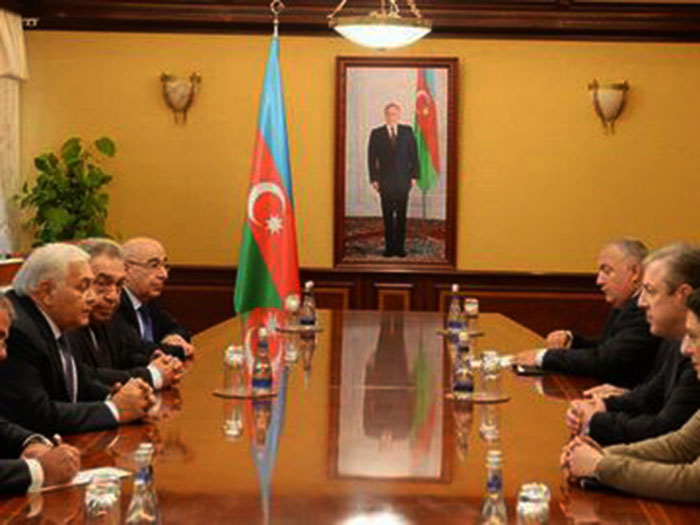  Oqtay Asadov met deputy prime minister of Georgia