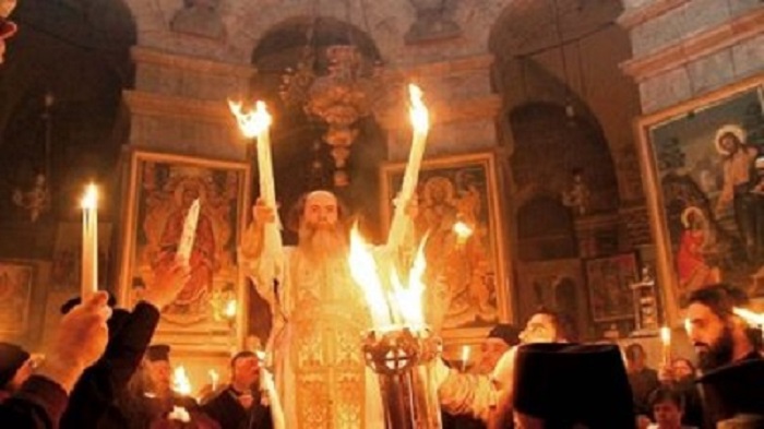 Hoy a Bakú entregarán  el fuego beneficioso de Jerusalen 