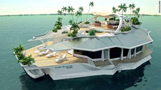 Tour this mobile private island that just upped the ante on billionaire toys - VIDEO