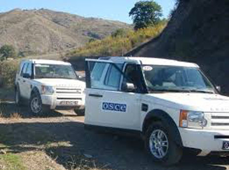 OSCE monitoring expected on contact line of Azerbaijani, Armenian armies