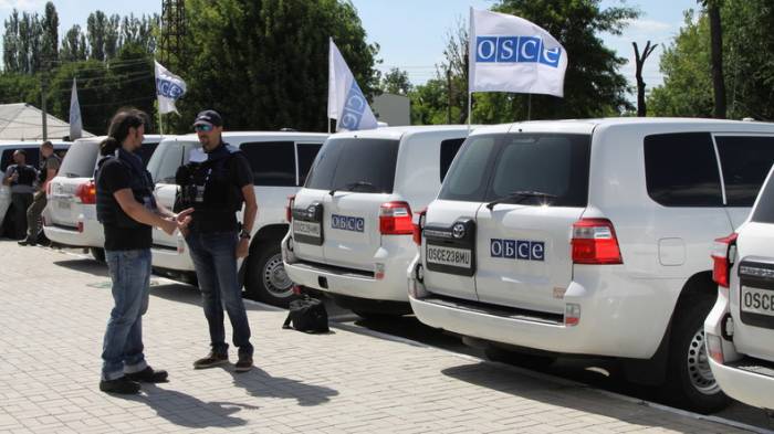 Schüsse und Explosionen unweit von OSZE-Patrouille bei Lugansk