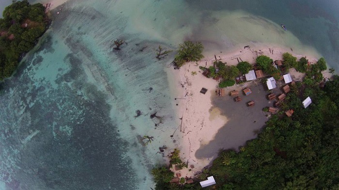 La subida del mar se traga varias islas del Pacífico