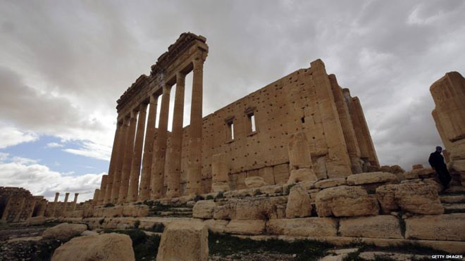 Syria`s Palmyra Temple of Bel `severely damaged` by IS