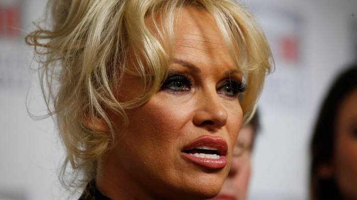 Pamela Anderson manifeste contre la souffrance animale devant un cirque dans le Var